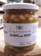 Alubias con berza